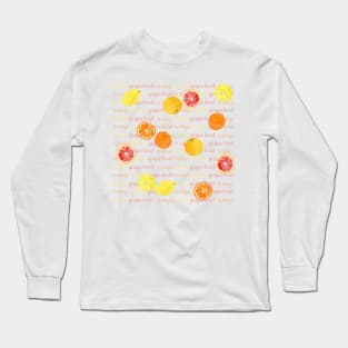 Pastel Citrus Long Sleeve T-Shirt